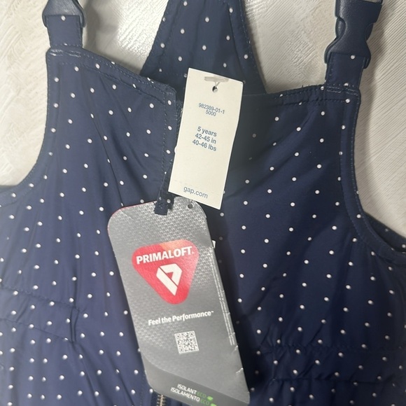 🆕 BABY GAP PrimaLoft unisex printed bib snow pants - Picture 3 of 7